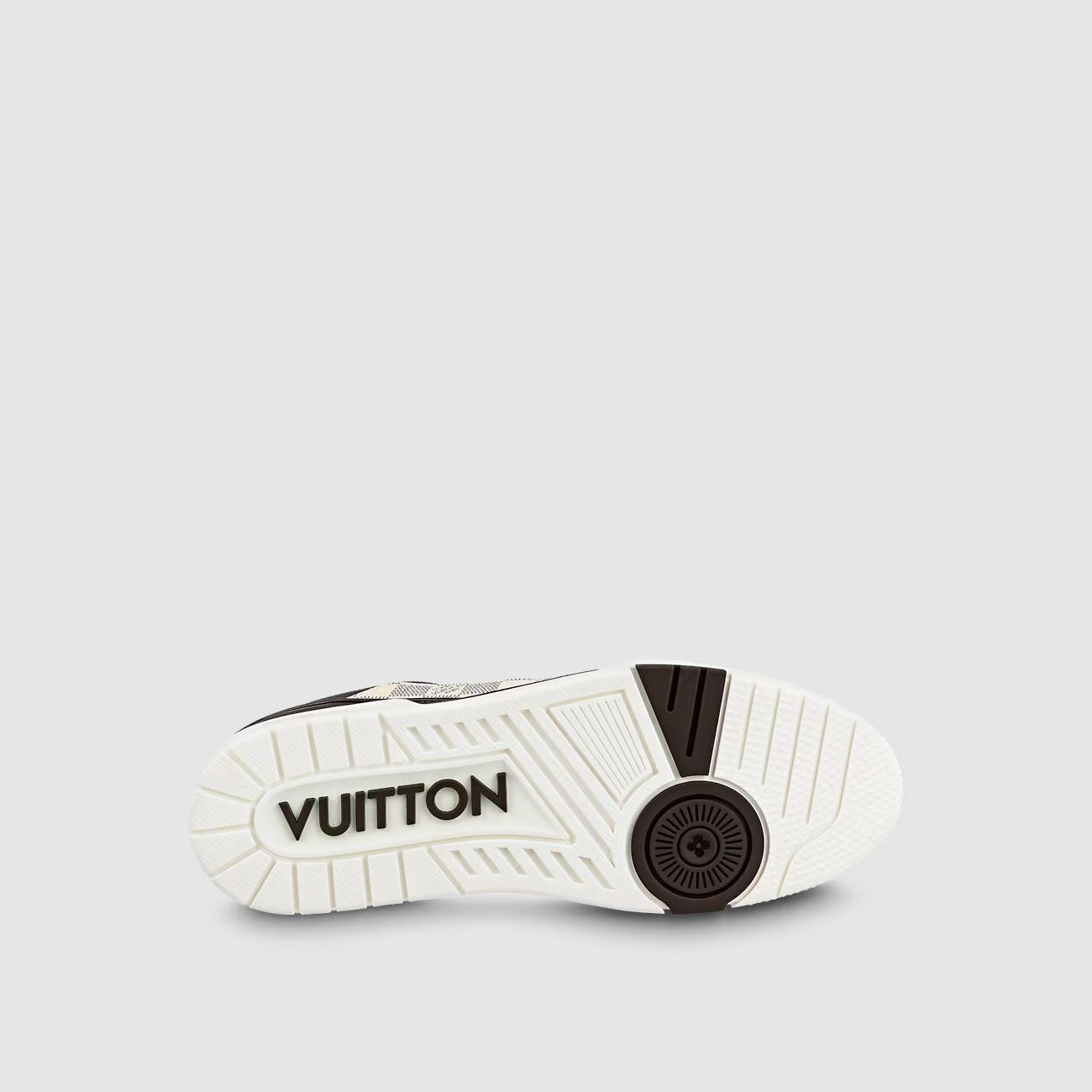 Giày Thể Thao Louis Vuitton Trainer Nam Nâu Be